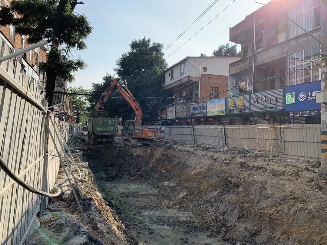 奎桥路改造提升已完成工程量六成 超过序时进度 奎桥路改造提升已完成工程量六成 超过序时进度