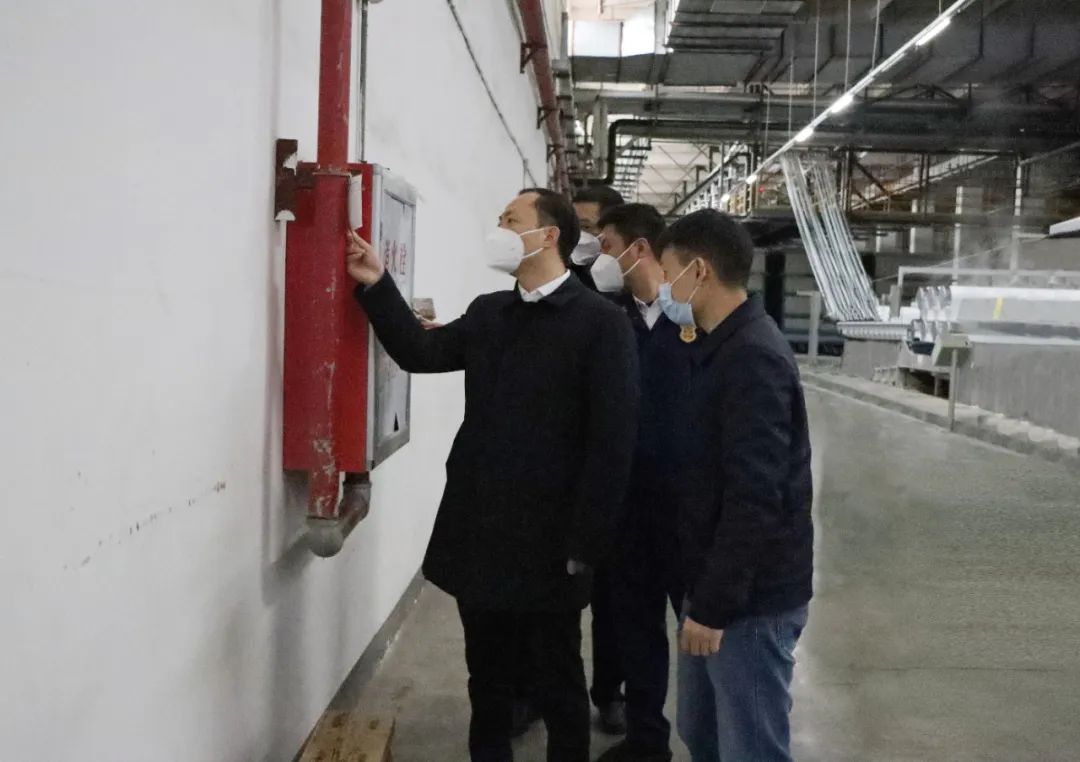 区领导开展节前安全生产检查活动 区领导开展节前安全生产检查活动